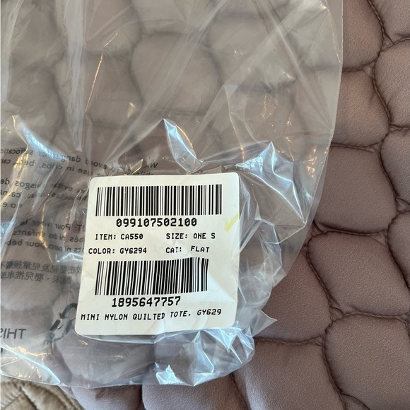 J.CREW MINI NYLON QUILTED TOTE BAG - Picture 14 of 14